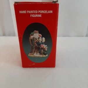 Santa’s of the Nations ENGLAND - Hand Painted Porcelain 1991 Plus Promotions Vtg